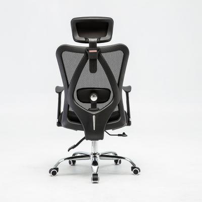 China Wholesale (Height)Adjustable Chrome Base Locking Through Mechanism Swivel Chair Back Mesh Chair Up Desk for sale