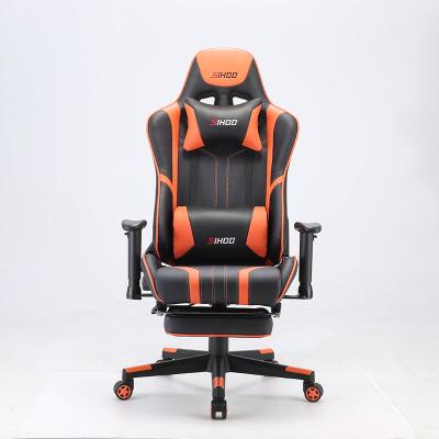 China Modern Gamer Adjustable Chair Computer Desk Swivel (Height) Gaming Monitor Office Leather Gaming Chair for sale