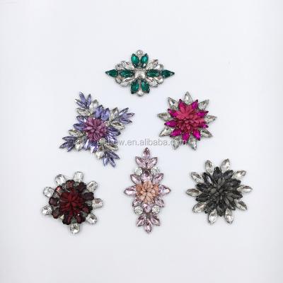 China 3D Fashion Rhinestone Flower Patches As Christmas Decoration for sale