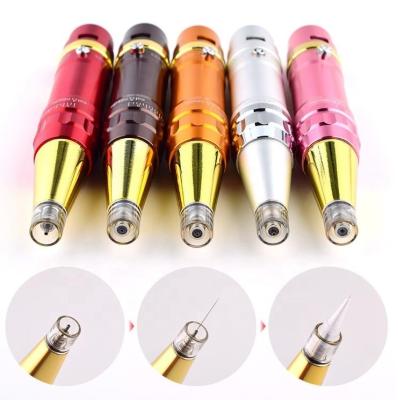 China Eyebrow Lip Eyeline DAYSHOW 5 Colors Wireless Permanent Makeup Microblading Tattoo Machine Rechargeable Eyebrow Tattoo Pen for sale