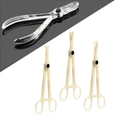 China Professional Puncture Tool For Eyebrow Piere DAYSHOW 1PC Professional Plastic Body Piercing Kit Tools Forceps Pliers Piercing Tools For Tattoo Body Jewelry for sale