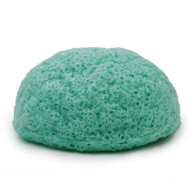 China Facial And Body Cleansing Peppermint Konjac Sponge Half Ball Shape Dry Condition Good Selling Natural 100 Item for sale