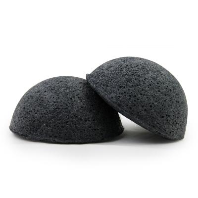 China Bebevisa's All Natural Deep Cleansing Konjac Charcoal 100% Soft Sponge For All Skin Types for sale