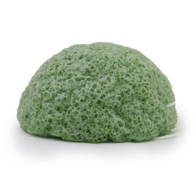 China Bebevisa 100% Natural Eco-Friendly Green Tea Organic Konjac Sponge for Firming and Smoothing for sale