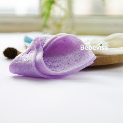 China All natural 100% natural face wash fabric facial freezing dry konjac towel for sale