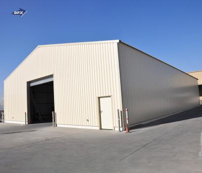 China High Bay Prefabricated Steel Structure Warehouse Rise Building And Wide Span zu verkaufen