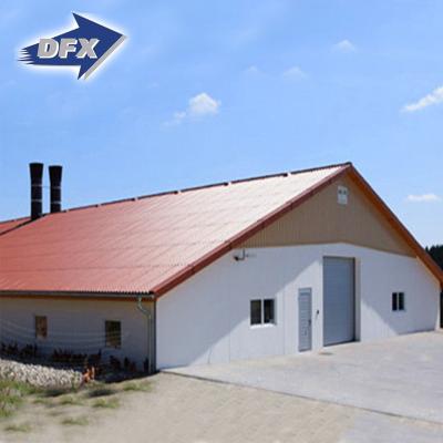 China Thousands Chicken Prefab Poultry House / Poultry Shed for sale