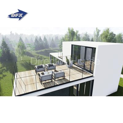 China Mobile Light steel structure villa house design tiny house prefabricated luxury villa for sale for sale