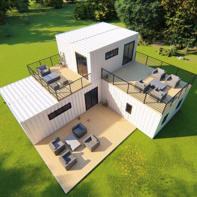 China 2021 Prefabricated Light Steel Villa For Prefabricated Modern Houses on sale en venta