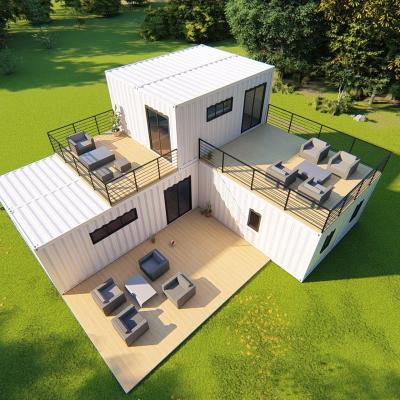 China 40 feet shipping container homes prefab house luxury for sale en venta