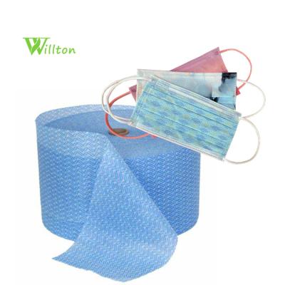 China Polyester Spunlace Fabric Waterproof Customized Printed Nonwoven Masking Material for sale