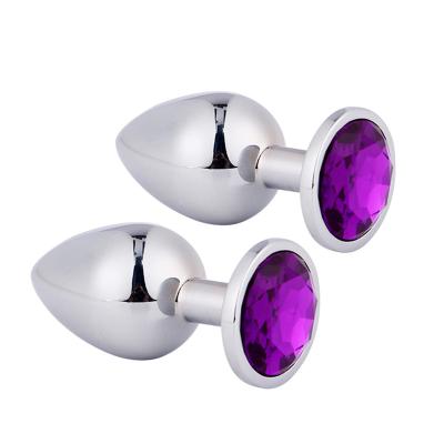 China High Quality Best Selling Crystal Anal Plug 70 82 95mm For Adult Sex Game for sale