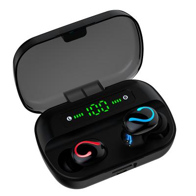 China In-ear Latest TWS BT 5.0 Waterproof Headphones Mini Wireless Stereo Gaming Earbuds Sports Smart Headsets With LED Display for sale