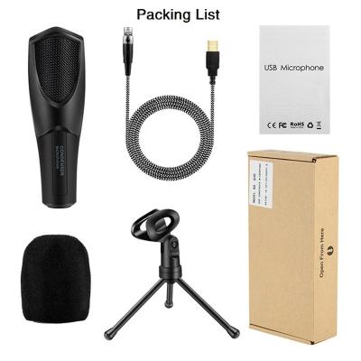 China Professional USB Microphone Studio Recording Microphone Stand Studio Streaming Broadcast YouTube Videos for sale