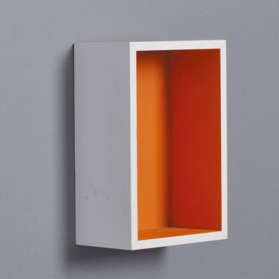 China Modern Colorful Floating Panel MDF Cube Wall Shelf for sale