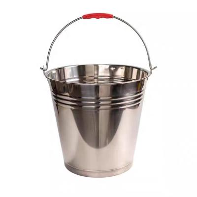 China Stocked Hot Sale Factory Direct Sales Supply Plastic Household Barrels Bucket with Handle for sale