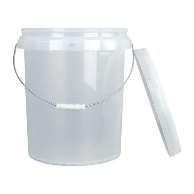 China Stocked Promotional New Arrival Portable Plastic Camping Bucket for Outdoor Feed and Water Intake for sale