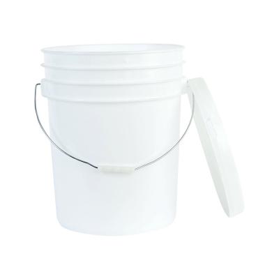 China Stocked Customized Hot Selling Carton Thicken Material Oval Empty Paint Water Bucket for sale