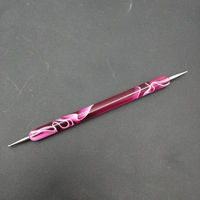 China Wholesale Red Metal Ball Art Painting Rocks Nail Acrylic Mixer Nail Dotting Tools for sale