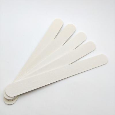 China Nail Forming Wood White Wood Professional Thin Straight Polishing 100/180 Grit Nail Files for sale