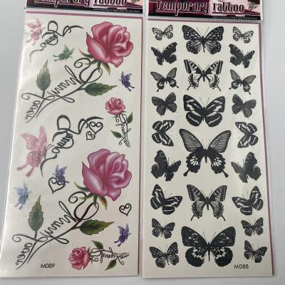 China Temporary Tattoo Stickers Water Transfer Temporary Tattoo Multi Style Paper High Quality And Multi-size Random for sale