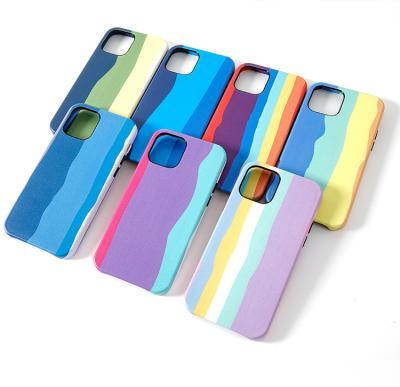 China Original Official PU Leather Shockproof Metal 3 Sides Wrapped Button Phone Case For iphone 12 pro for sale