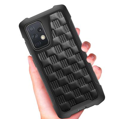 China 2022 New Waterproof Case 3D Ghost Business PU Leather Shockproof Leatherphone Case For Samsung A72 for sale