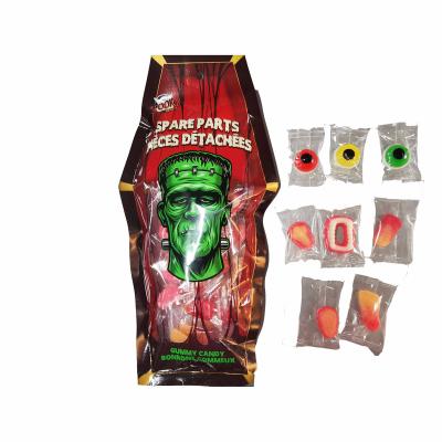 China Ready to be served Factory Custom Halloween Gummy Candies In Body Parts Shapes for sale