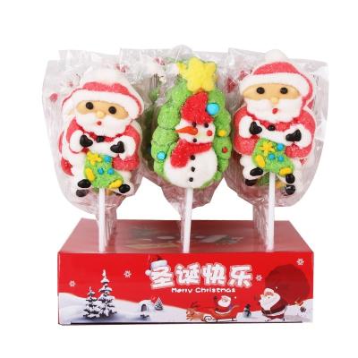 China Ready to be served Christmas Santa Clause Marshmallow Lollipop for sale