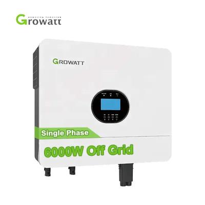 China Growatt 6000 ES SPF Plus PV Inverter 48V Off Grid Inverter Solar Inverters For Home Use 460mm*395mm*132mm for sale