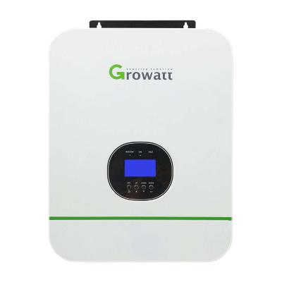 China Growatt SPF 5000TL HVM-P 6 Units 5Kw 48V Single Phase Max Parallel Pure Sine Wave Off Grid Solar Inverter 315mm*400mm*130mm for sale