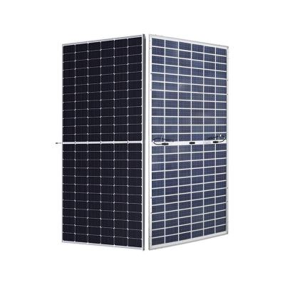 China Beepow A Grade Solar Photovoltaic Module 410W Mono Bifacial PV Solar Panels Double Glass 182mmx91mm for sale