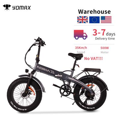 China Fat Tire Aluminum Alloy Folding China Electric Bicycle 20inch 500w 10ah Lithium Battery Electric Snow Bike For Adults for sale