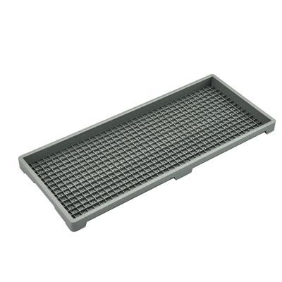 China FS600D Plastic Factory Professional Plastic Nursery Rice Maker Flat Seed Trays for sale