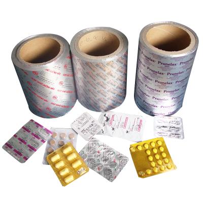 China Pharmaceutical Pharmaceutical Blister Packaging Kraft Aluminum Foil For Capsules Packing for sale