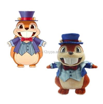 China Custom Plush Toys OEM Picture Custom Design Super Soft Plush Squirrel Toy Enterprise Doll for sale