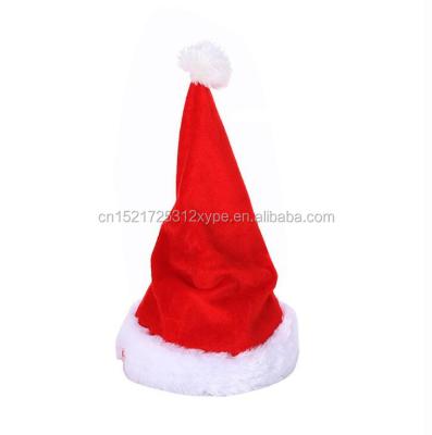 China 2019 New Plush Amazon Christmas Series Christmas Hats Sing Hat Funny Toy Electric Plush Toys for sale