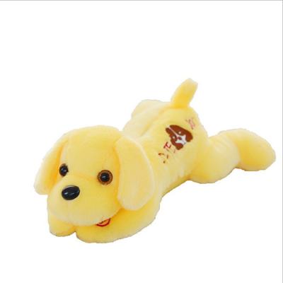 China New Style Fashion LED Light Colorful Plush Stuffed Dog Toy For Children Play for sale