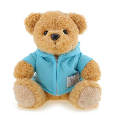 China New creative plush sweater and fleece teddy bear doll custom with a logo for kids gifts for sale