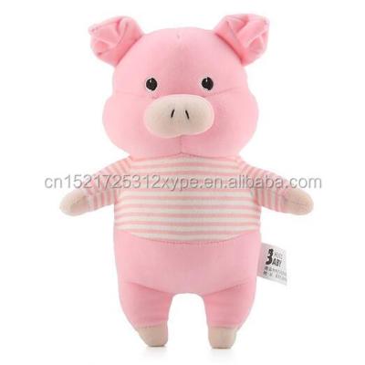 China Super Soft Organic Plush Cotton Lovers Wear Clothes Cartoon Stuffed Animal Toys Baby - Doll Pig/Rabbit/Chicken Bear for sale