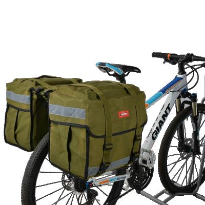 China Bicycle Rear Seat Bag Bike Rack Pouch Saddle Bag Waterproof Durable Durable Bicycle Carrier Bag for sale