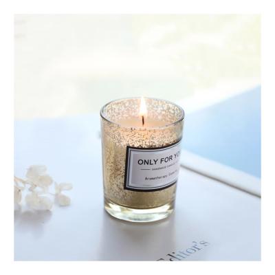 China Wholesale Luxury Long Burning Organic Glass Scented Scented Aromatherapy Essential Oils Jar Fragrance Candle for sale