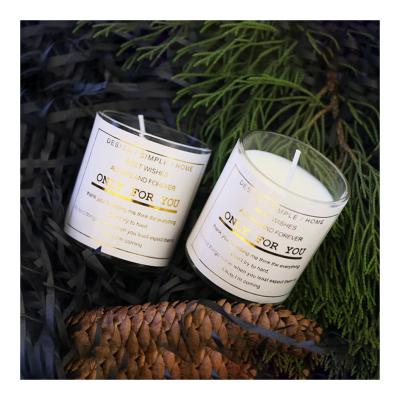 China Scented Luxury Soy Wax Candle Aroma Candle Factory for sale