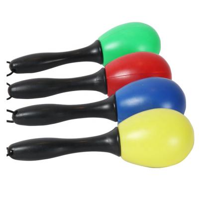 China Musical Toy Hot Selling Funny Baby Toys Colorful Plastic Maracas With Rope for sale