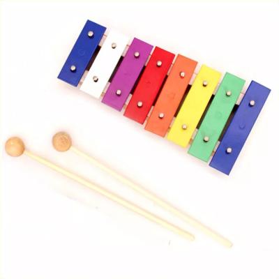 China Educational Orff Kids Wooden Percussion Musical Instrument Piano Xylophone Mini Toy 8 Tones Xylophone For Sale for sale