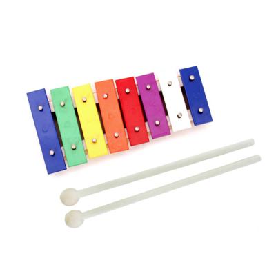 China Toy Education Musical Toy For Children Aluminum Alloy 8 Tones Colorful Musical Toys Education Xylophone for sale