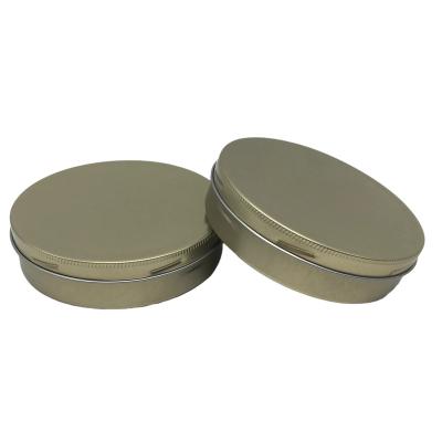 China Lightweight Hot Selling Empty Tin Box For Candles Round Shape Small Metal Round Tin Box With Filling Bottom for sale