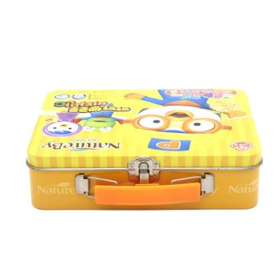 China Light factory sell custom caurosel christmas cookie tin box for sale