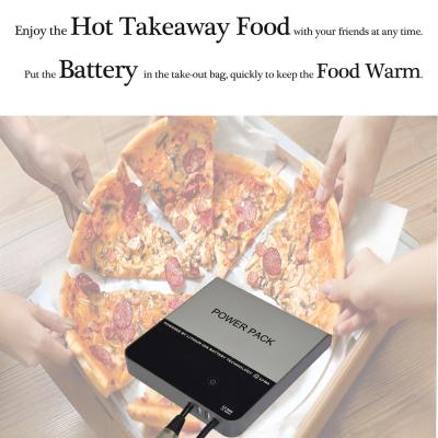 China Battery Power Supply for Takeaway Food Battery Pack Battery Insulator Triangle Cake Insulation Bag Aluminum Foil Seafood Cooler Bag for sale