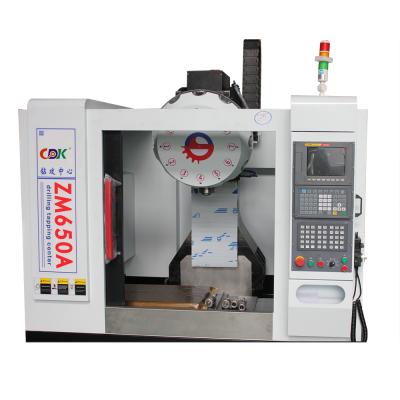 China VMC ZM650A CNC Drilling Milling Machine Tapping Center With M12*3*120 Servo Drive for sale